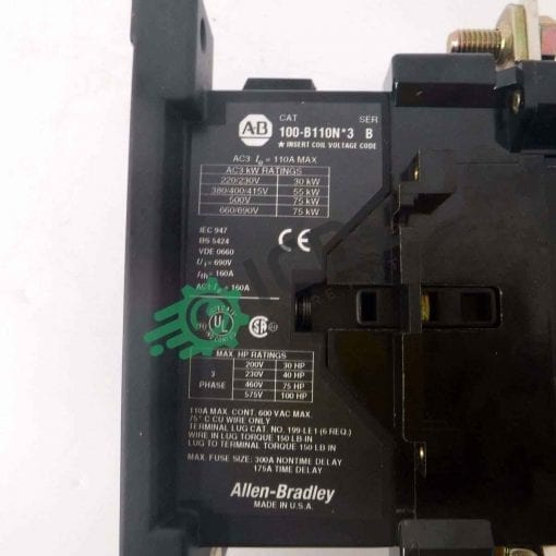 ALLEN BRADLEY 100 B110N ICDC 009877 2