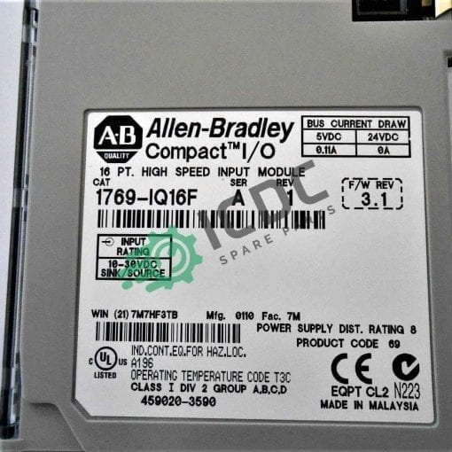 ALLEN BRADLEY 1769 IQ16F ICDC 004853 1