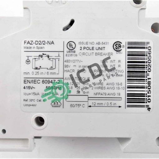 KLOCKNER MOELLER FAZ D2 2 NA ICDC 005965 2