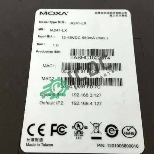 MOXA IA241 ICDC 000182 2