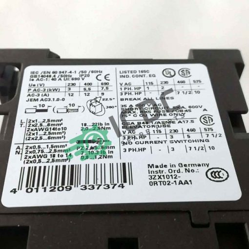 SIEMENS 3RT10 24 1AG20 ICDC 001841 2