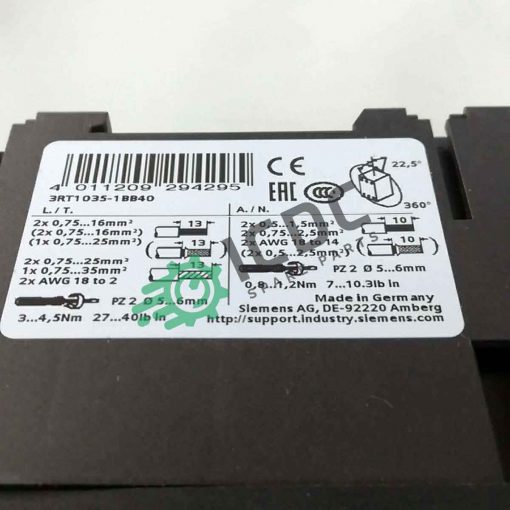 SIEMENS 3RT10 35 1BB40 ICDC 001050 3