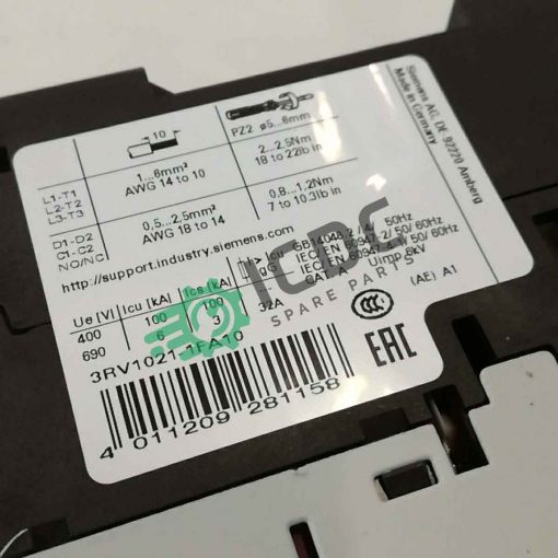 SIEMENS 3RV1021 1FA10 ICDC 001694 2