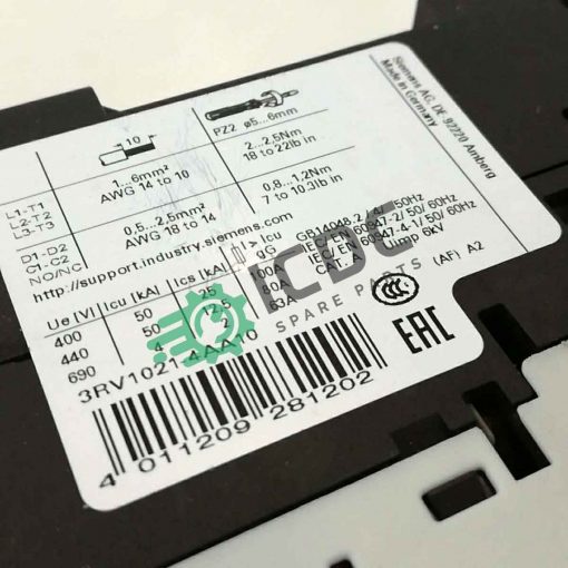 SIEMENS 3RV1021 4AA10 ICDC 001538 2