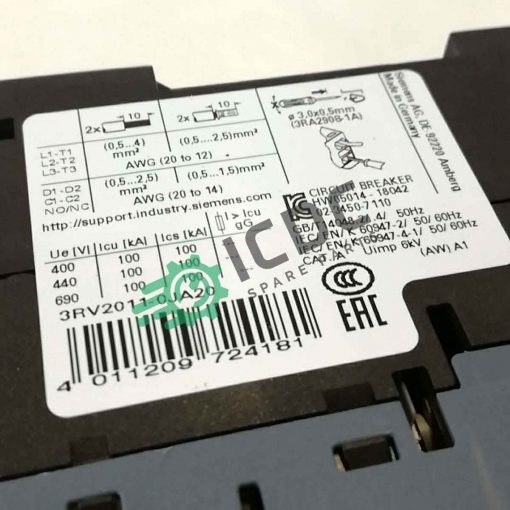 SIEMENS 3RV2011 0JA20 ICDC 001763 2