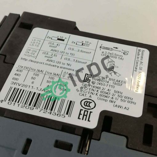 SIEMENS 3RV2011 1JA20 ICDC 001579 2