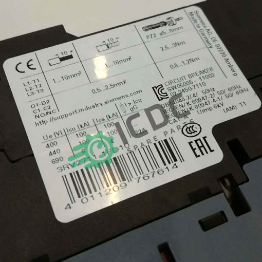 SIEMENS 3RV2711 1FD10 ICDC 001131 2