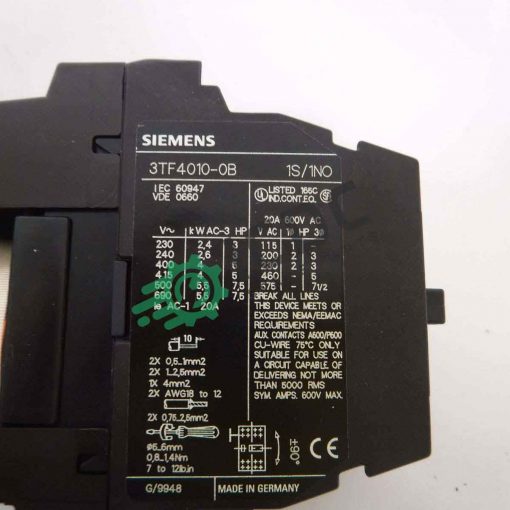 SIEMENS 3TF52 22 1DB4 ICDC 009451 4