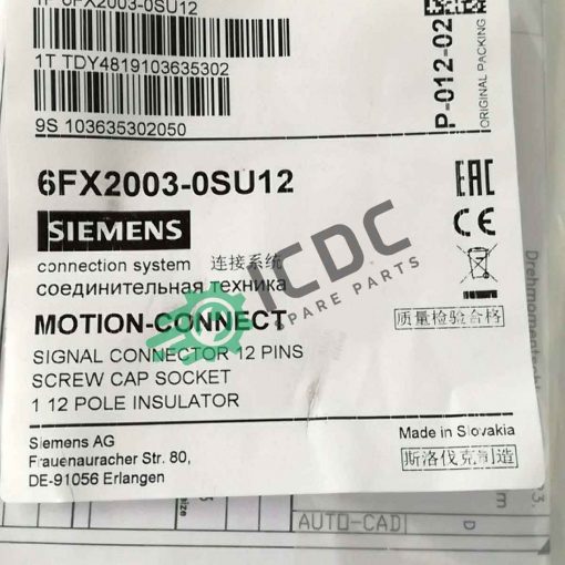 SIEMENS 6FX2003 0SU12 ICDC 001581 2