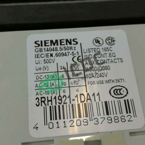 SIEMENS 3RT1065 6AB36 ICDC 000327 3