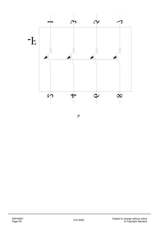SIEMENS - 5SP4480-7 - Miniature Circuit Breaker - Image 5