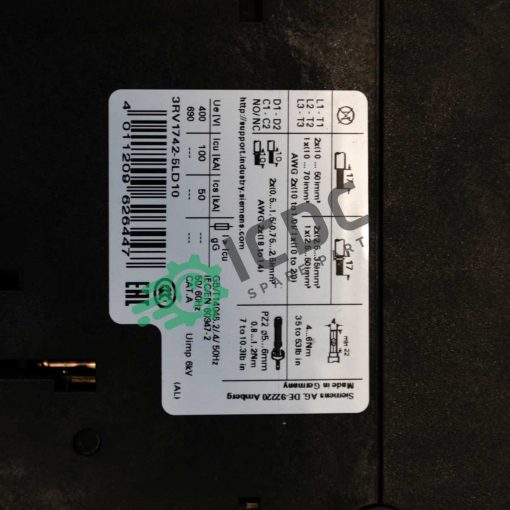 SIEMENS 3RV17425LD10 Switch ICDC 000671 2