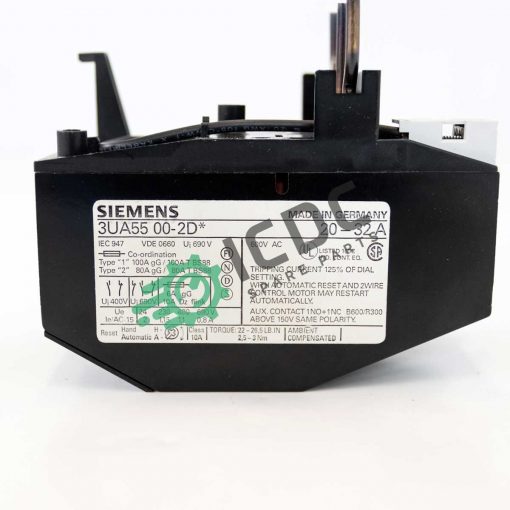 SIEMENS 3UA5500 2D Relay ICDC 001256 2