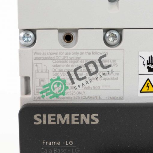 SIEMENS 3VL4560 2KE30 0AA0 Switch ICDC 000227 3