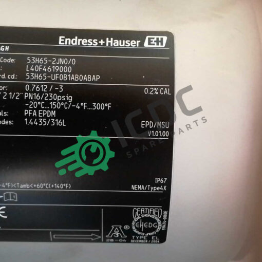 ENDRESS 53H65 UF0B1AA0ABAP Attrezzatura ICDC 004497 2
