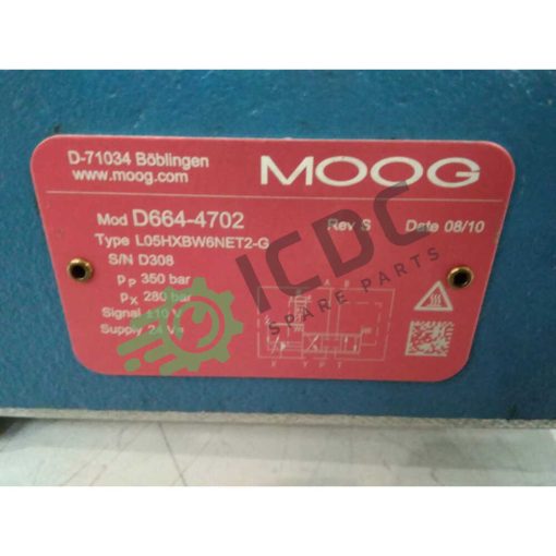 ELECTROVALVE - D664 4702, Overhauled - MOOG HYDROLUX - ICDC-011162 - Image 3