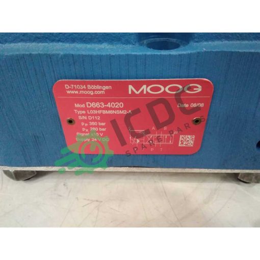 Electrovalve D663-4020 - MOOG HYDROLUX - Image 3