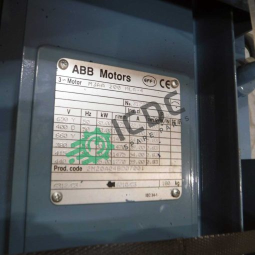 ROSSI MOTORIDUTTORI MRCI160UO2H Gearmotor Reducer + ABB M3AA 200 MLA-4 - Image 3