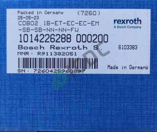 BOSCH REXROTH - R911382051 - CDB 0.1B-ET-EC-EC-EM - Electronic Modules - ICDC-039041 - New - Image 2