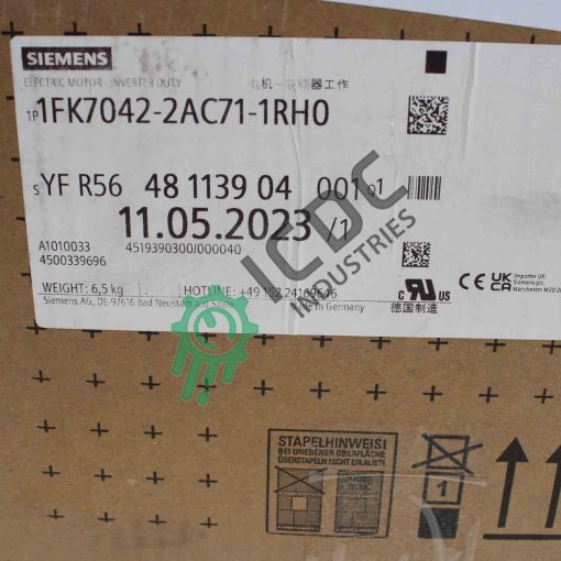 SIEMENS - 1FK7042-2AC71-1RH0 - SIMOTICS S Electric Motor | ICDC-050152 - Image 2