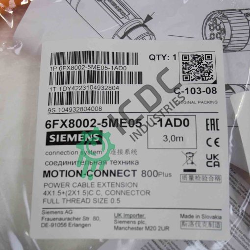 SIEMENS - 6FX8002-5ME05-1AD0 - Electrical Cable | ICDC-050171 - Image 2